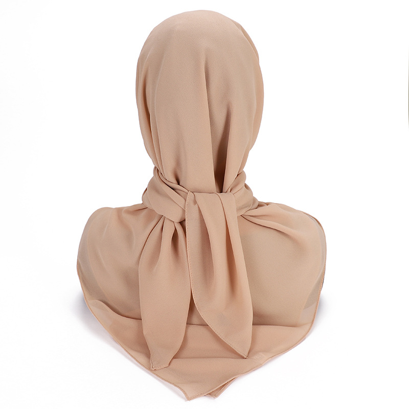 85*85CM Headwrap Heavy Chiffon - Summer Clothing Hijab avis et prix