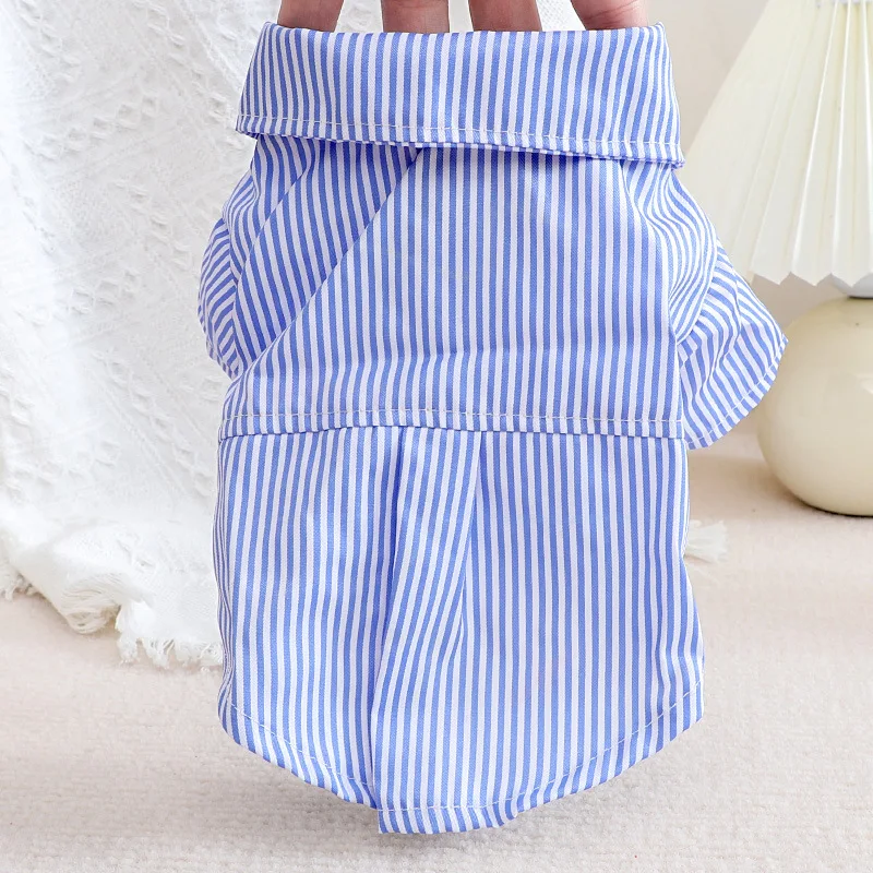 Pet Dog Clothes Bowknot Stripe - Summer Clothing Wholesale avis et prix