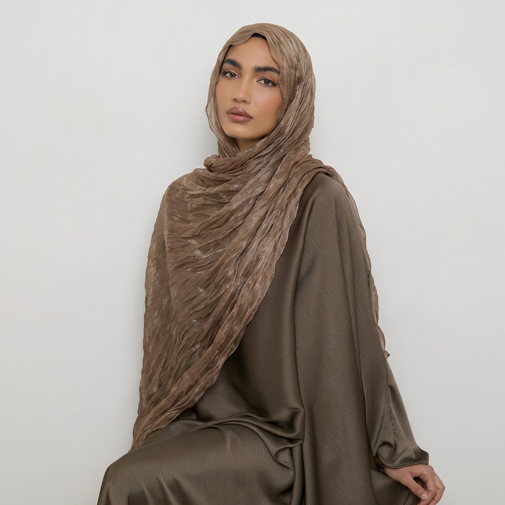 Elegant Wrinkled Hijab Muslim  - Summer Clothing Hijab avis et prix