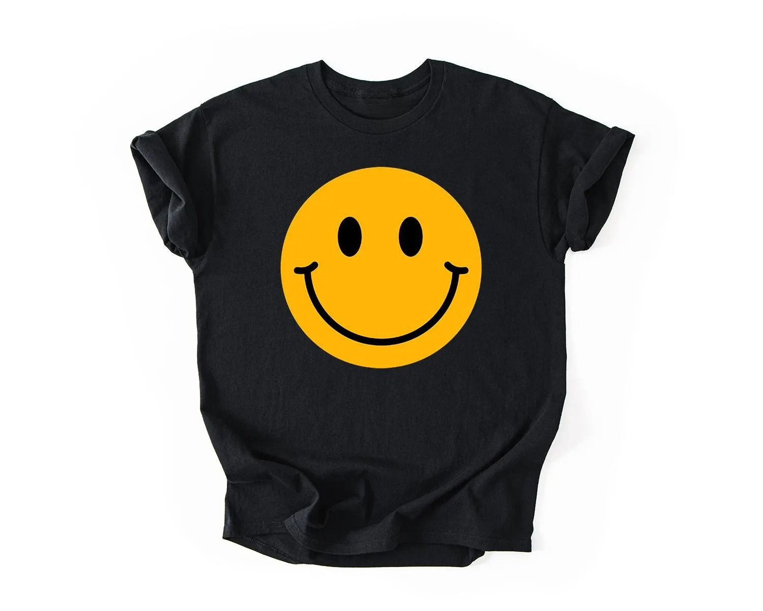 Smiley Face T-Shirt, Happy Fac - Summer Clothing Vibes avis et prix