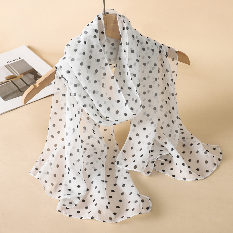 2023 Fashion Printed Dot Chiff - Summer Clothing Hijab avis et prix