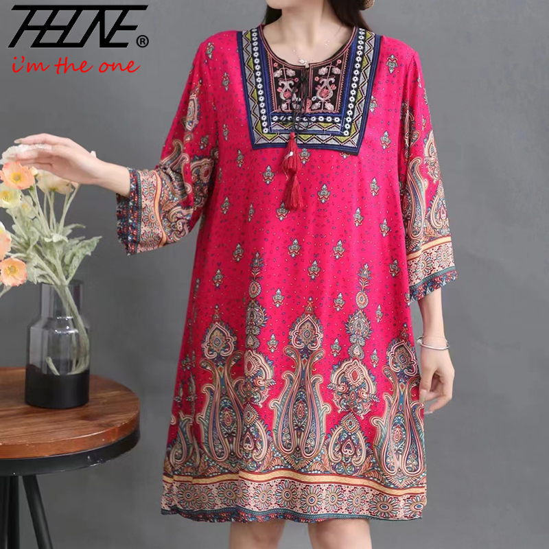 Women Indian Dress Ready Stock - Indian Summer Vintage Clothing avis et prix