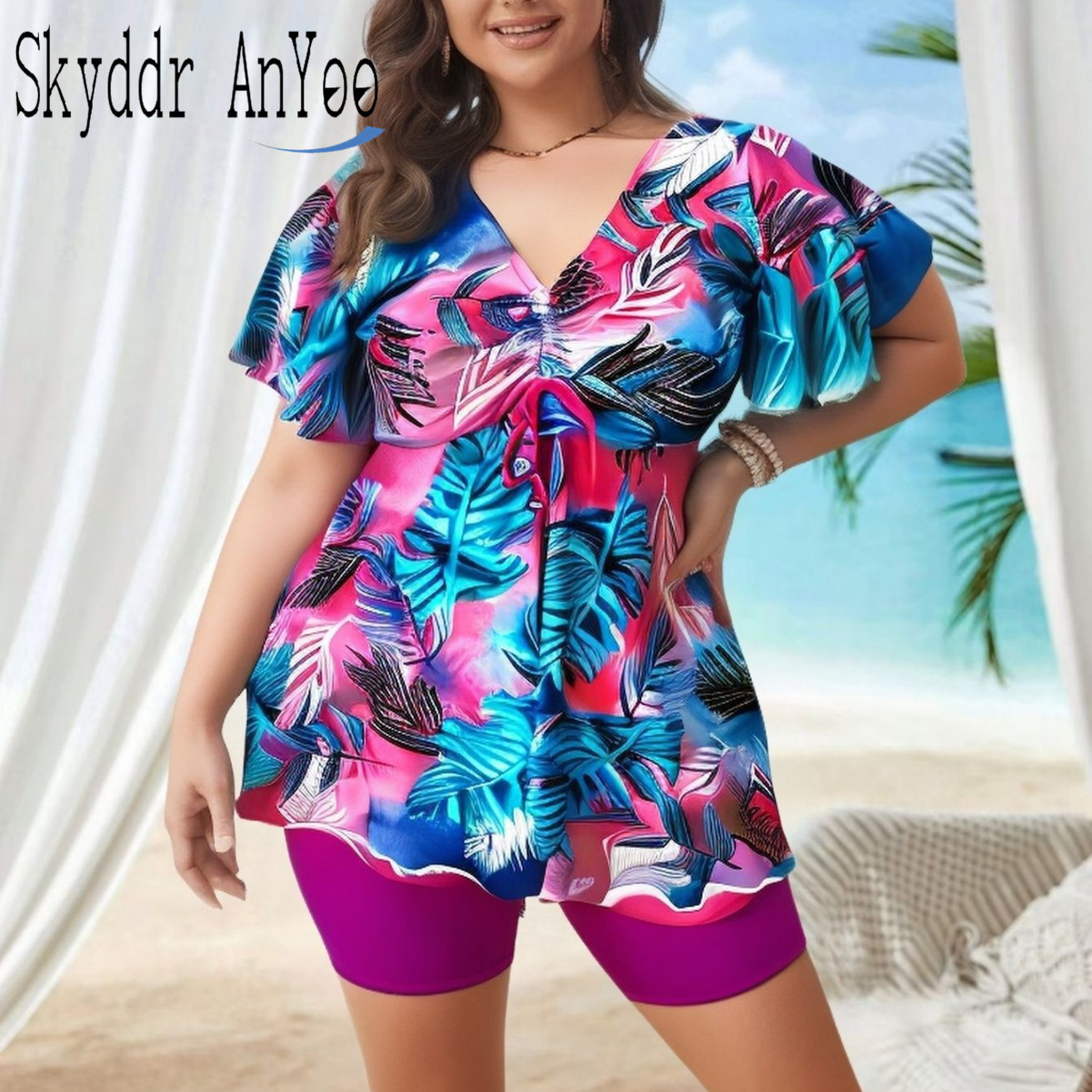 Women's Plus Size Tankini Swim - Summer Alt Clothing avis et prix