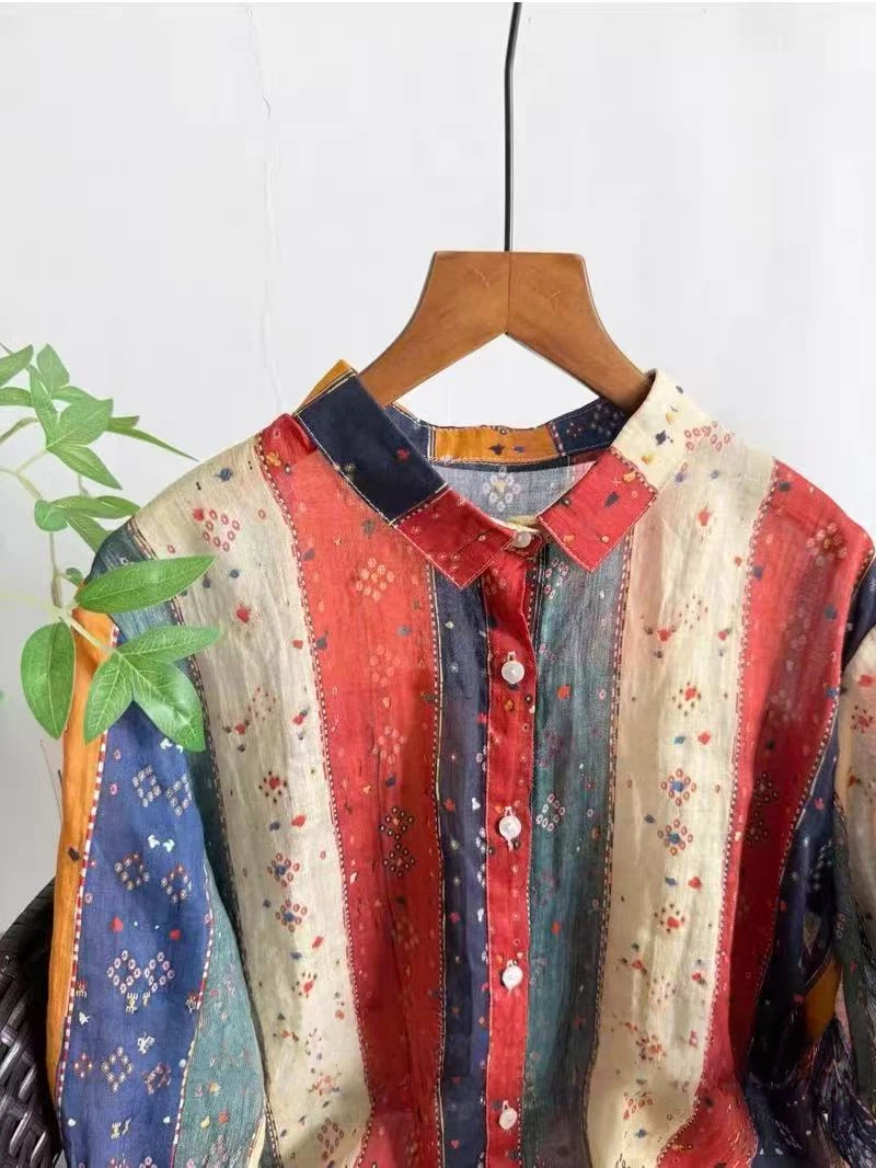 Bohemian 100% Ramie Shirts and - Japan Summer Clothing Women avis et prix