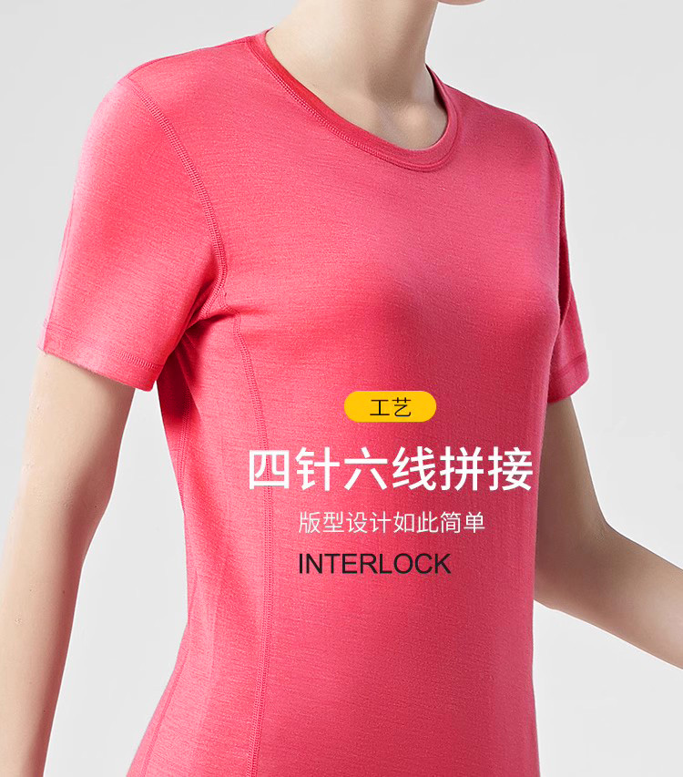 Women's merino wool T shirt sh - Summer Clothing Next avis et prix