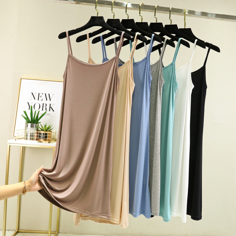 Modal Camisole Vest Dress for  - Summer Clothing For Petite Women avis et prix