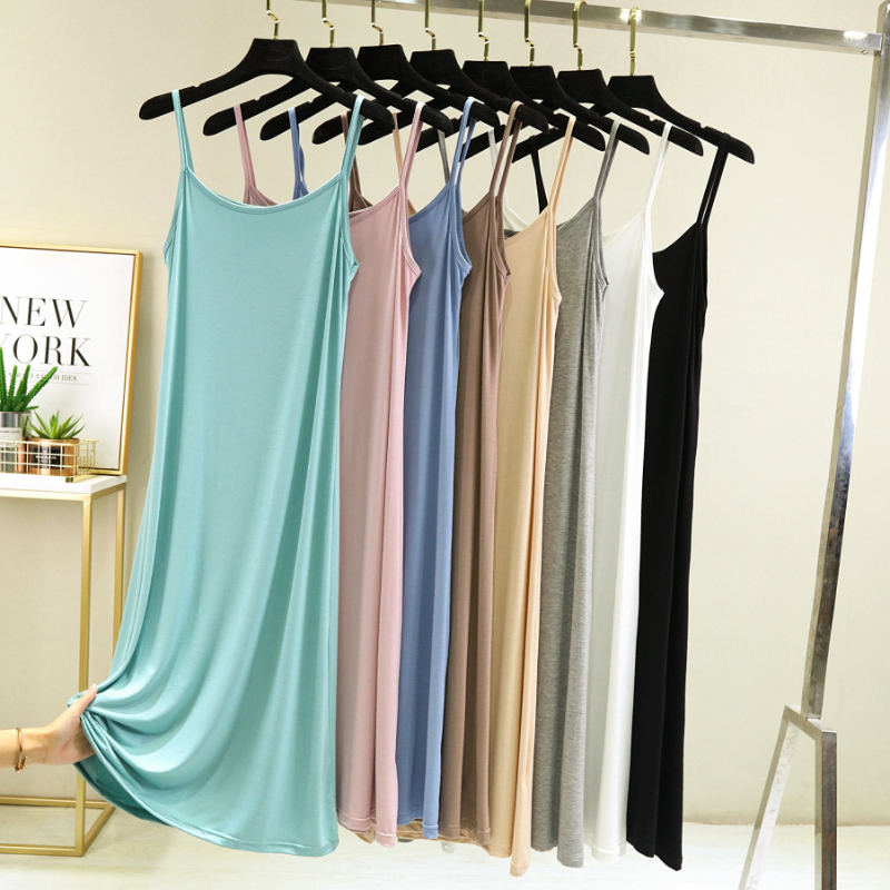 Modal Camisole Vest Dress for  - Summer Clothing For Petite Women avis et prix