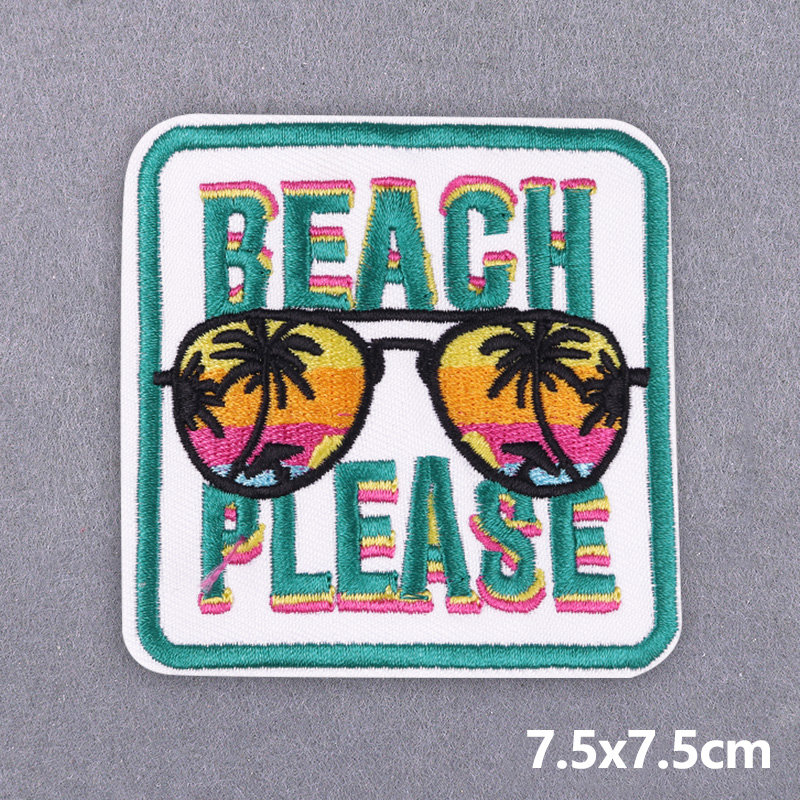 5PCS Play Ball Embroidered Pat - Summer Clothing Vibes avis et prix
