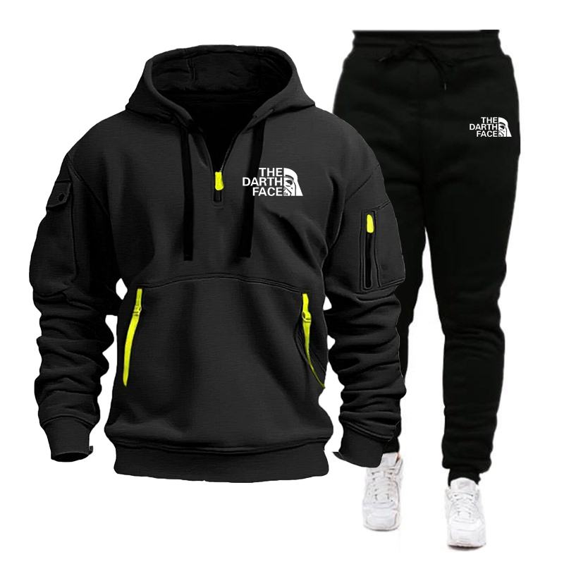 Men's hooded sports shirt set  - Summer Clothing Sets Men avis et prix