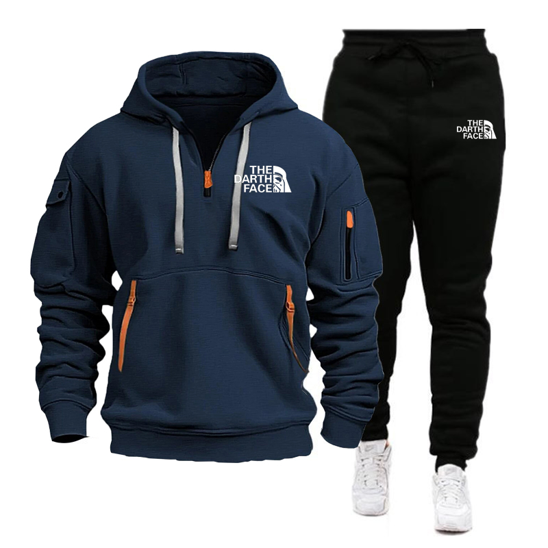 Men's hooded sports shirt set  - Summer Clothing Sets Men avis et prix