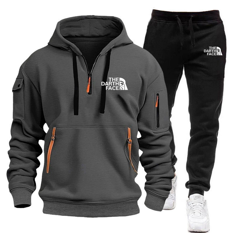Men's hooded sports shirt set  - Summer Clothing Sets Men avis et prix