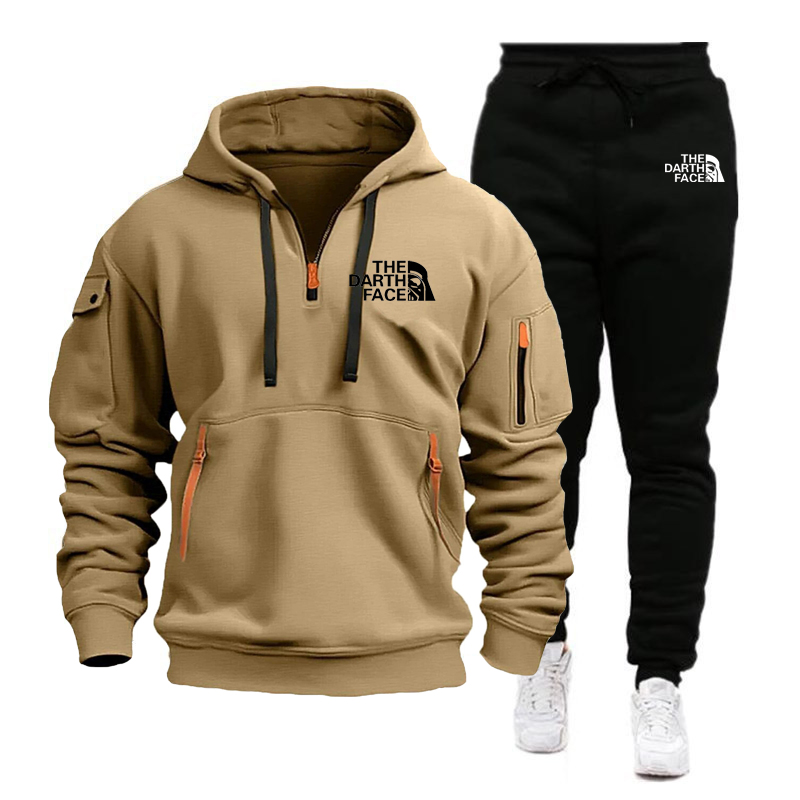 Men's hooded sports shirt set  - Summer Clothing Sets Men avis et prix