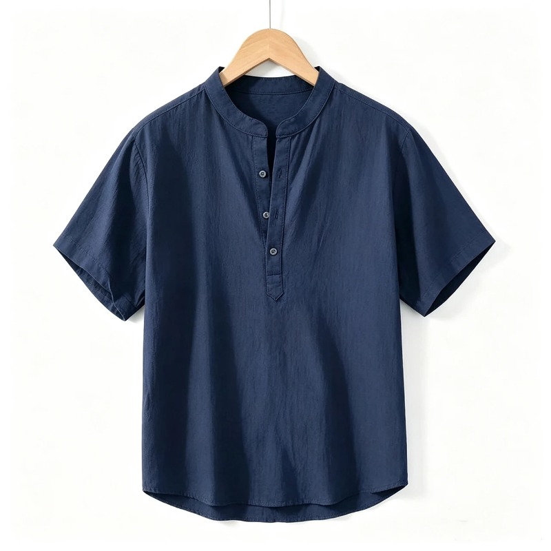 Men Cotton Linen Short-Sleeve  - Summer Outdoor Clothing avis et prix
