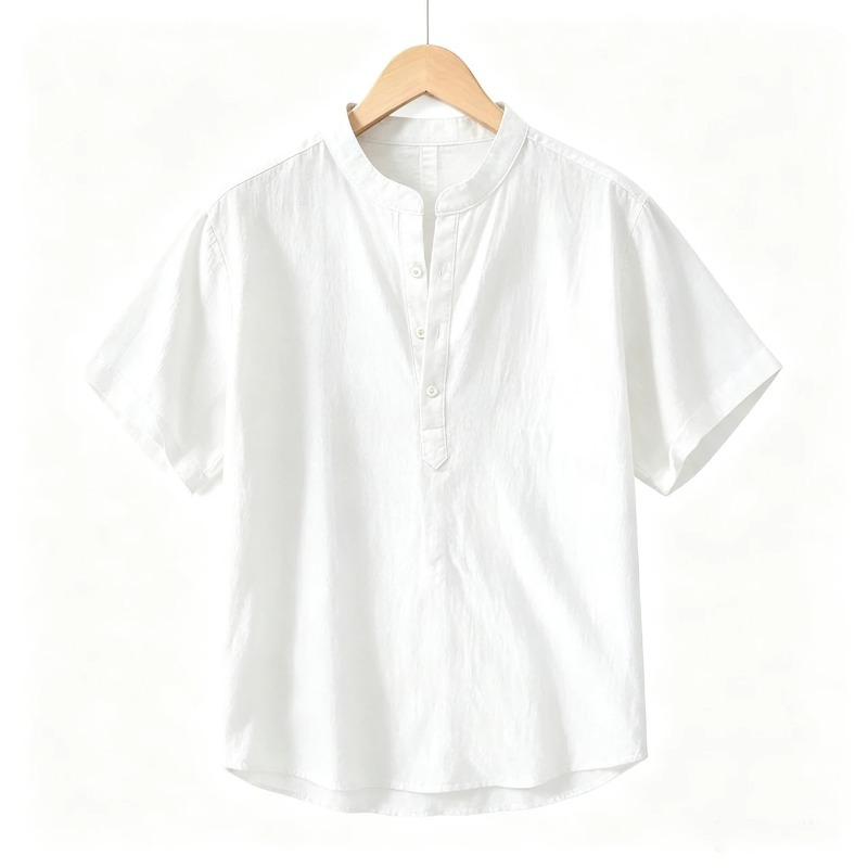Men Cotton Linen Short-Sleeve  - Summer Outdoor Clothing avis et prix