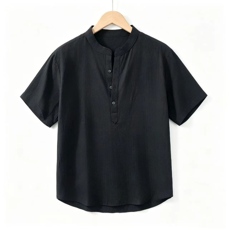 Men Cotton Linen Short-Sleeve  - Summer Outdoor Clothing avis et prix