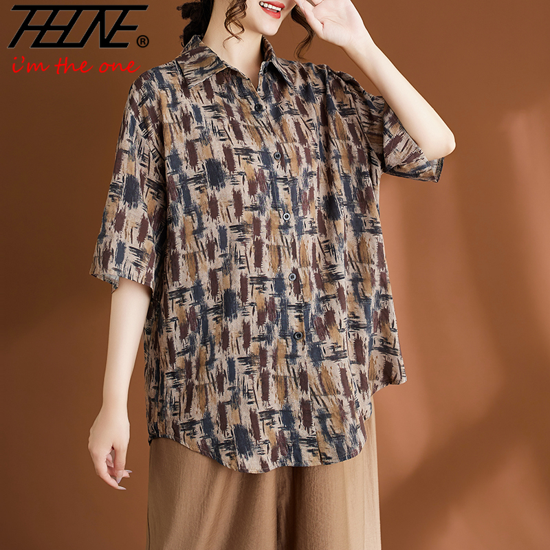 THHONE Fashion Summer Woman Bl - Indian Summer Vintage Clothing avis et prix