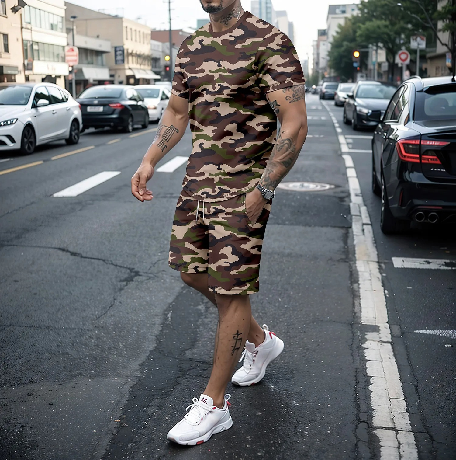 Camouflage Outdoor Tracksuits  - Summer Clothing For Women avis et prix