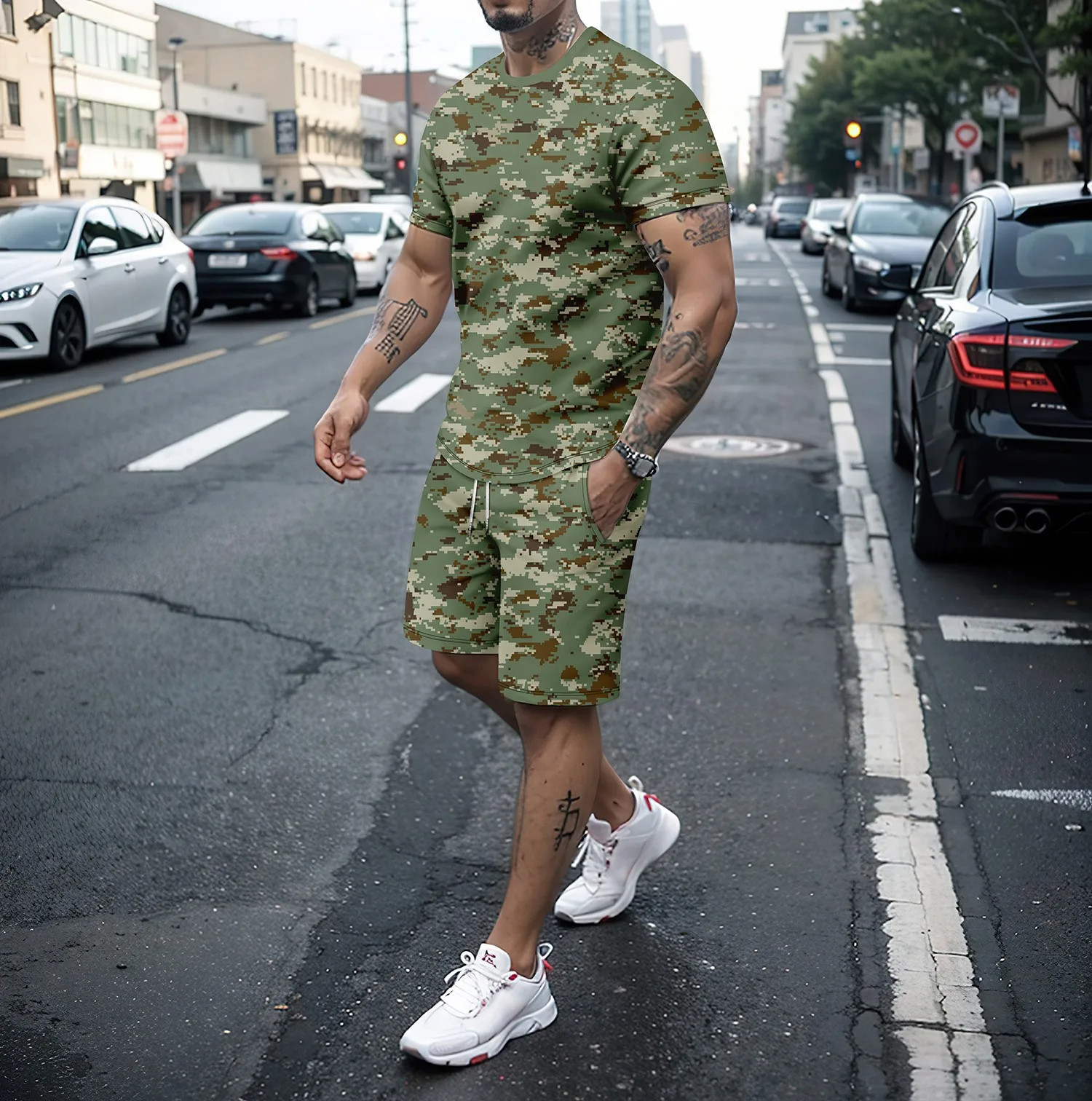 Camouflage Outdoor Tracksuits  - Summer Clothing For Women avis et prix