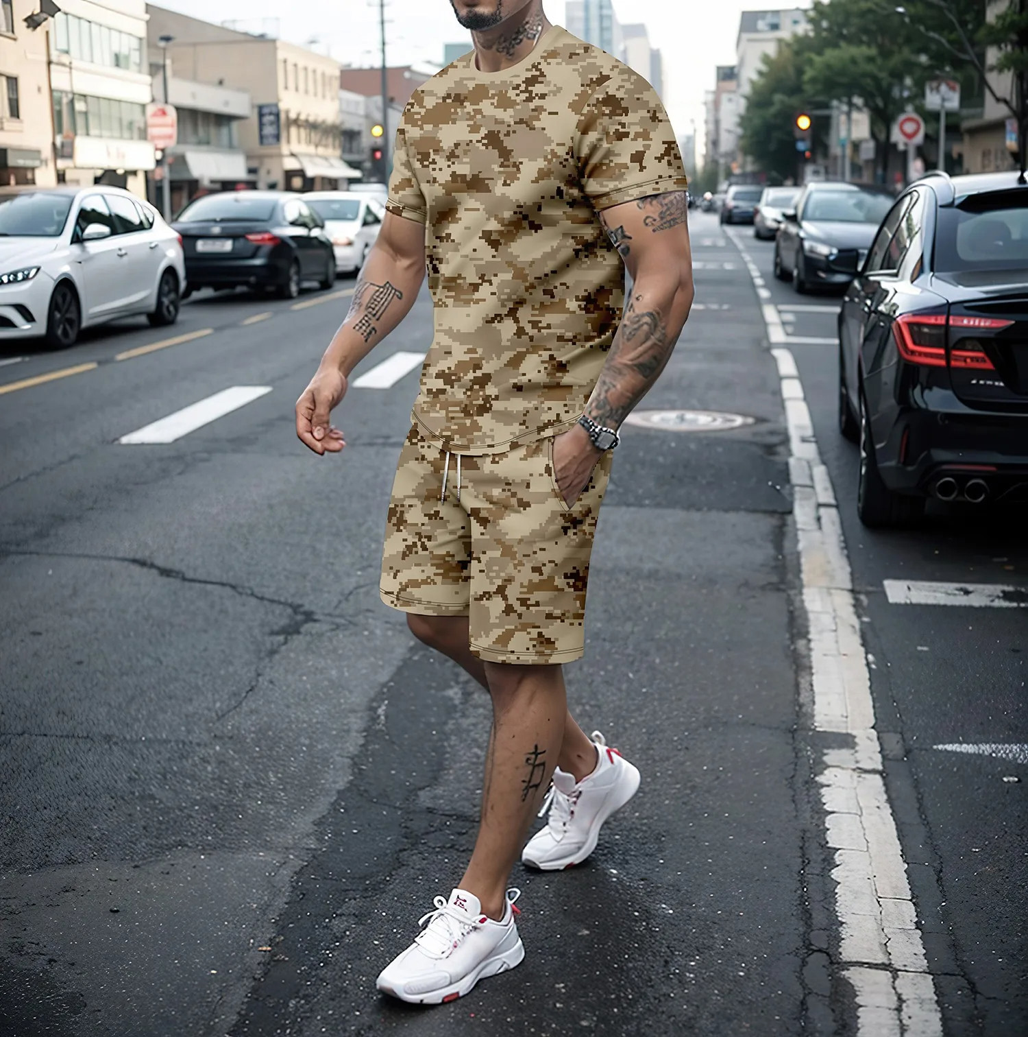 Camouflage Outdoor Tracksuits  - Summer Clothing For Women avis et prix