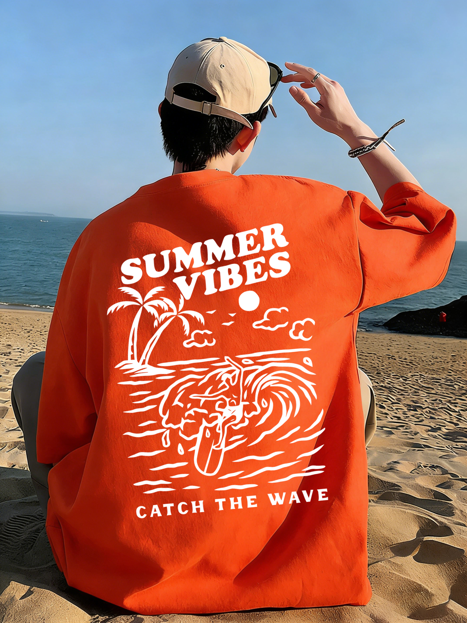 Summer Vibes Catch The Wave T- - Summer Clothing Vibes avis et prix