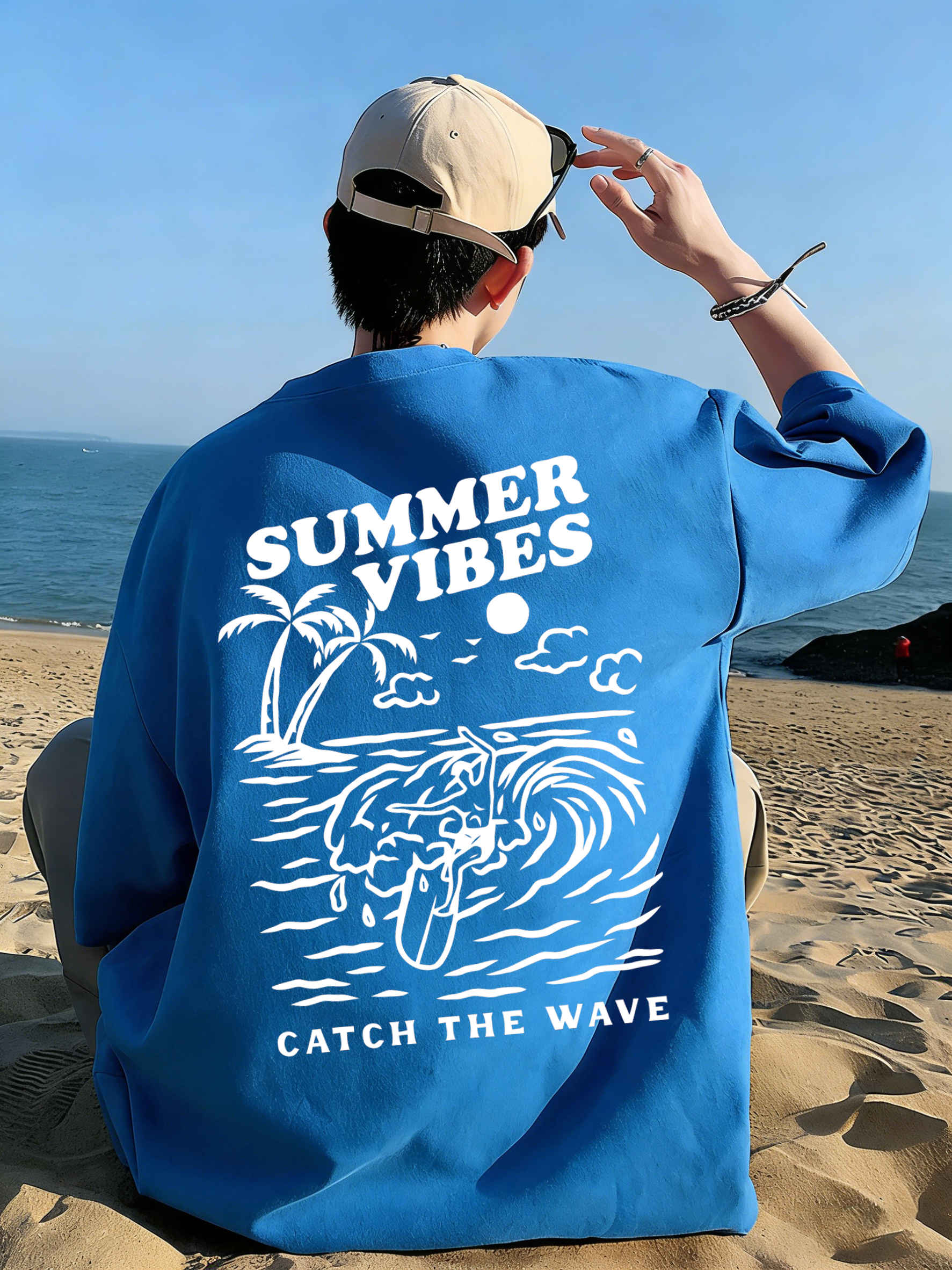 Summer Vibes Catch The Wave T- - Summer Clothing Vibes avis et prix