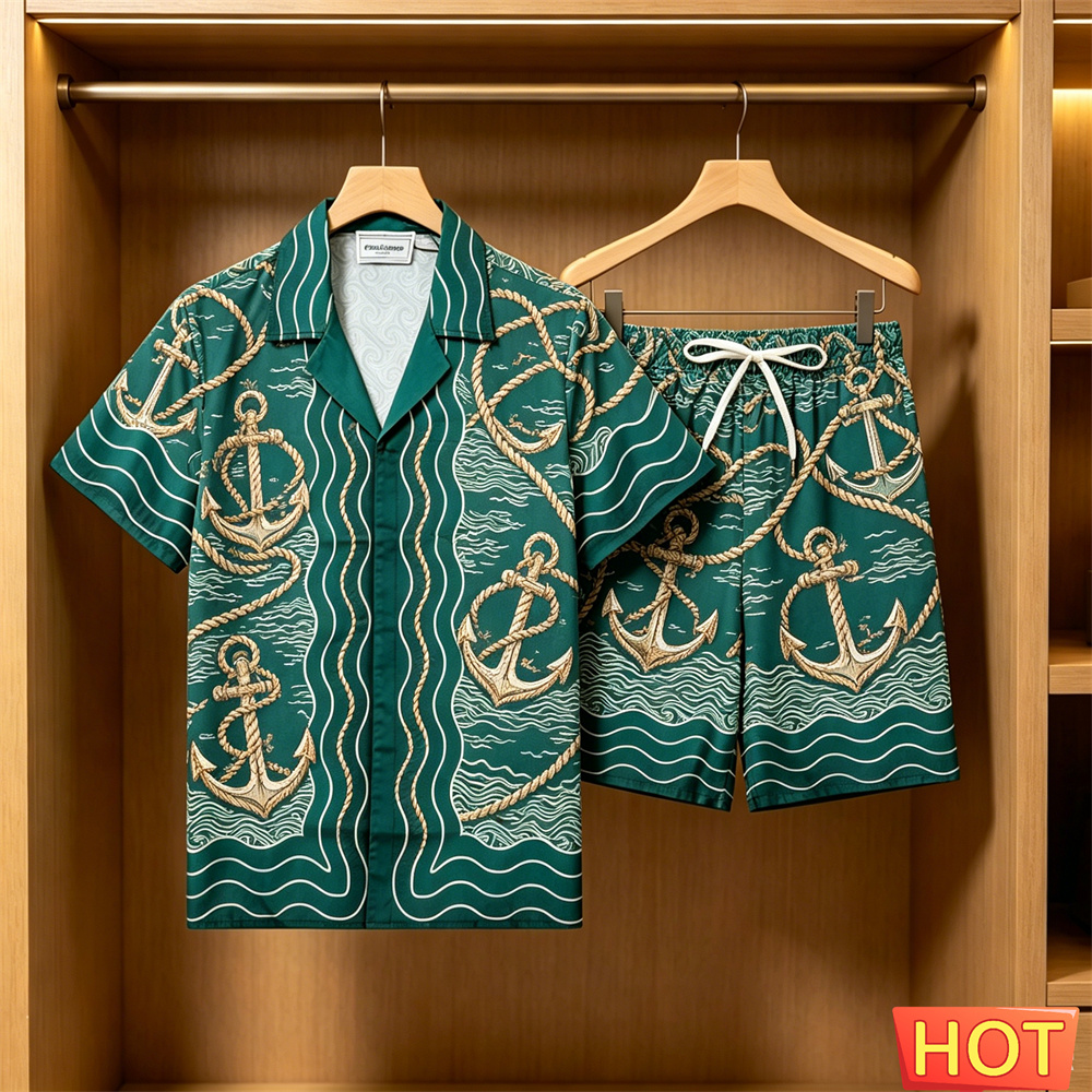 Men's 2 Piece Hawaiian Set Nau - Summer Clothing Beach avis et prix