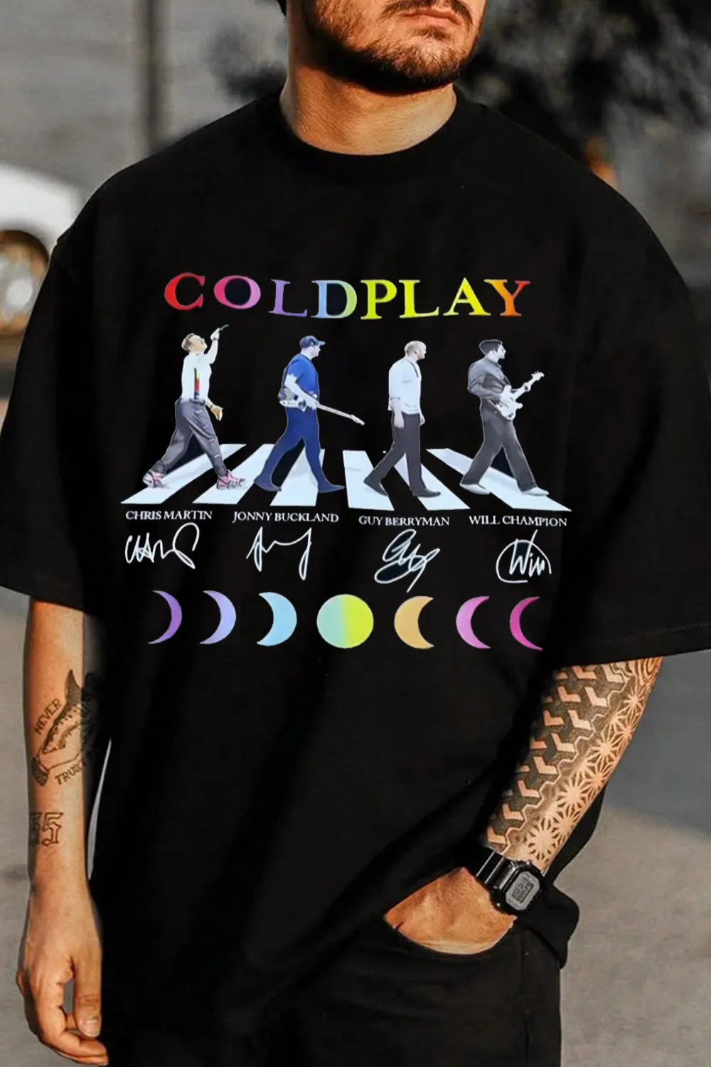 Uk Band Cold-plays TShirt Mens - Summer Clothing Women Uk avis et prix
