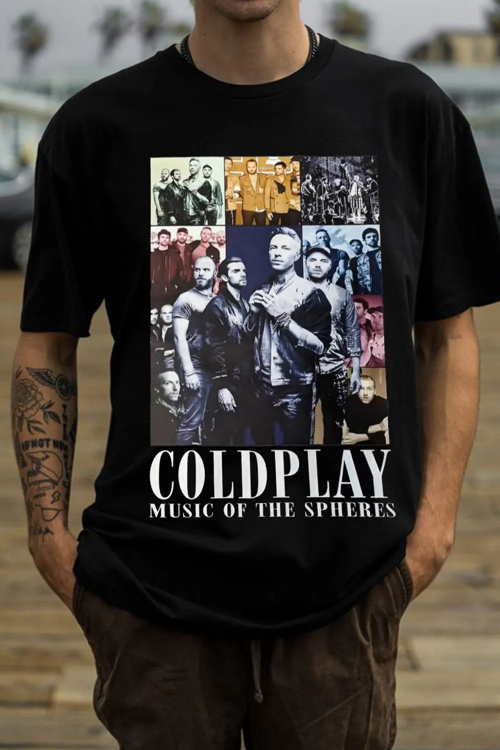 Uk Band Cold-plays TShirt Mens - Summer Clothing Women Uk avis et prix