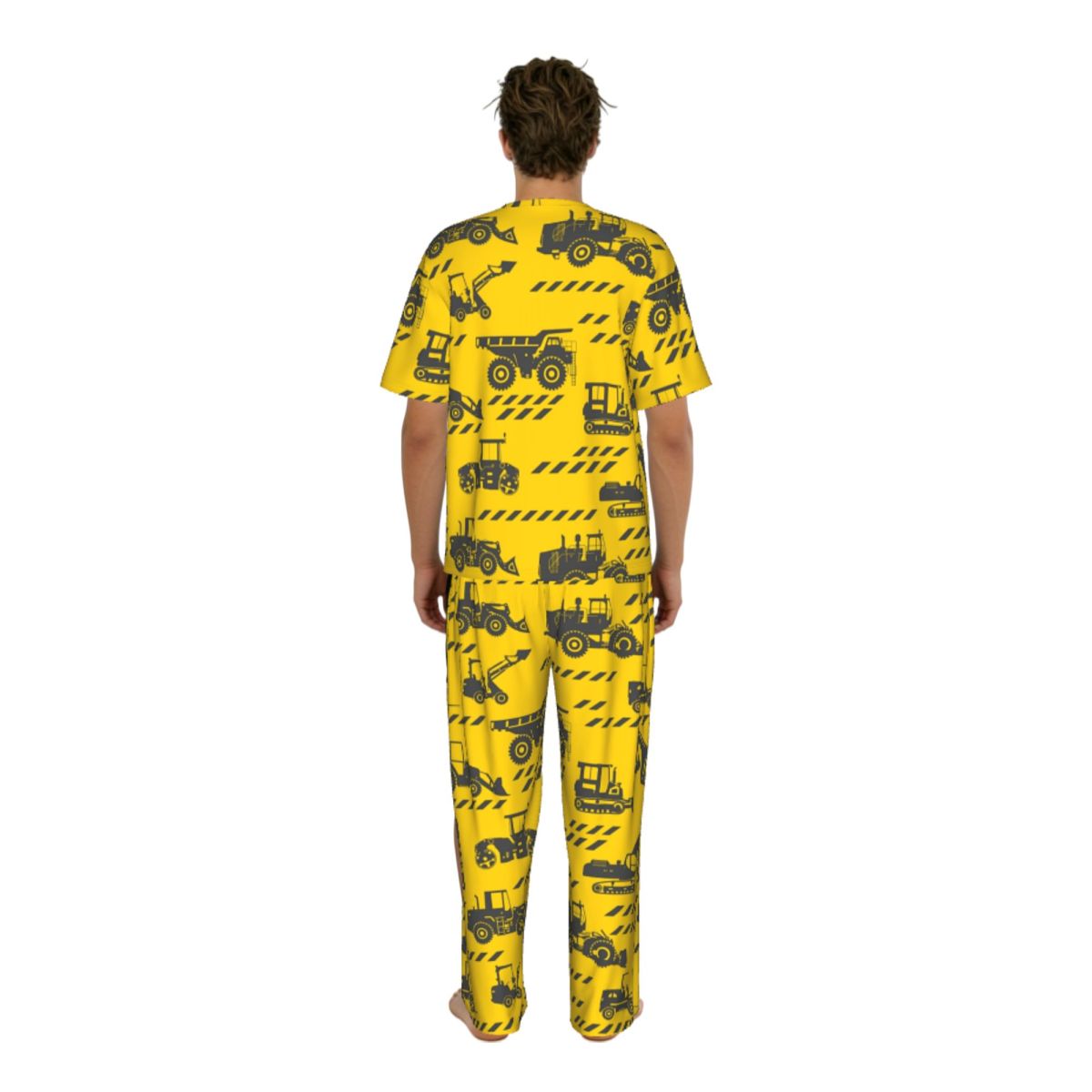Men Pajamas Suit Short Sleeved - Summer Clothing Long Sleeve avis et prix
