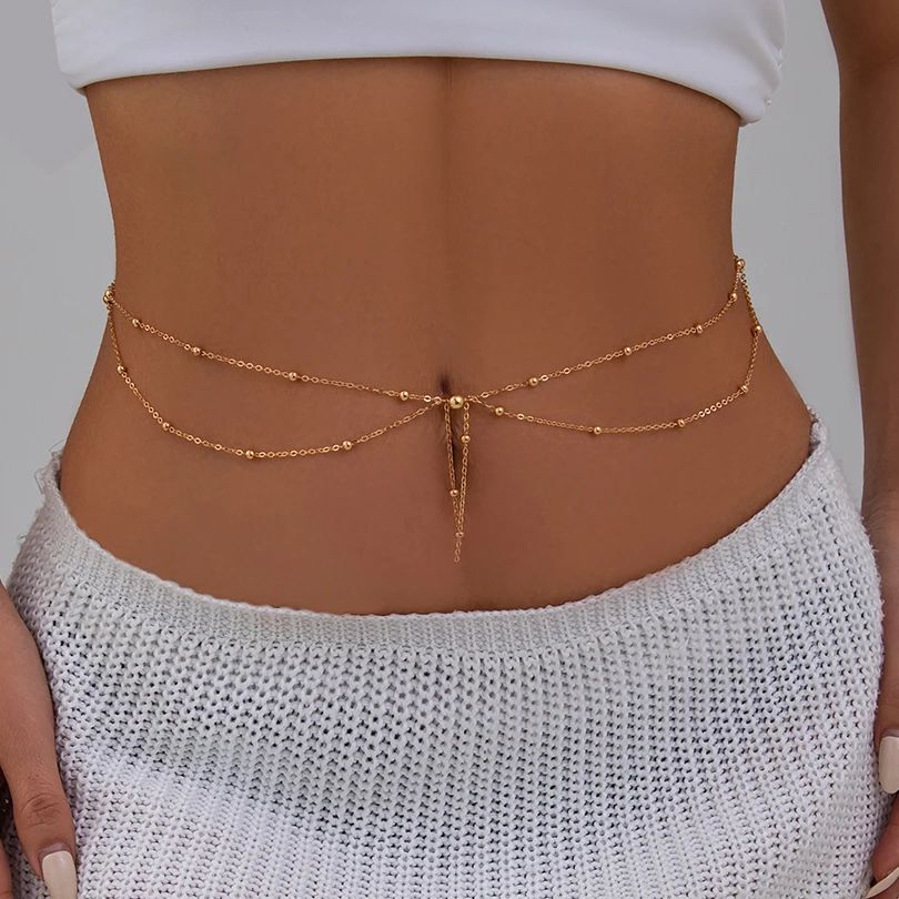 KunJoe Multilayer Gold Color T - Summer Clothing Colors avis et prix