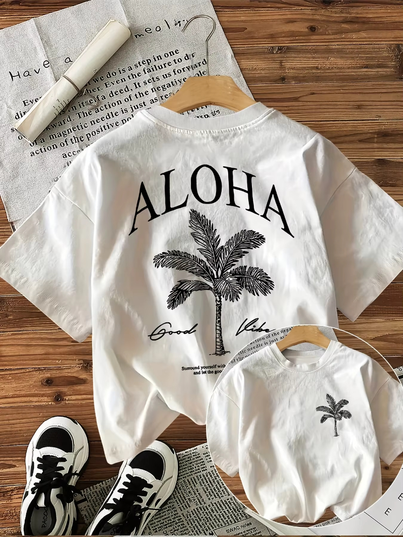 Women's Aloha Good Vibes Graph - Summer Clothing Vibes avis et prix