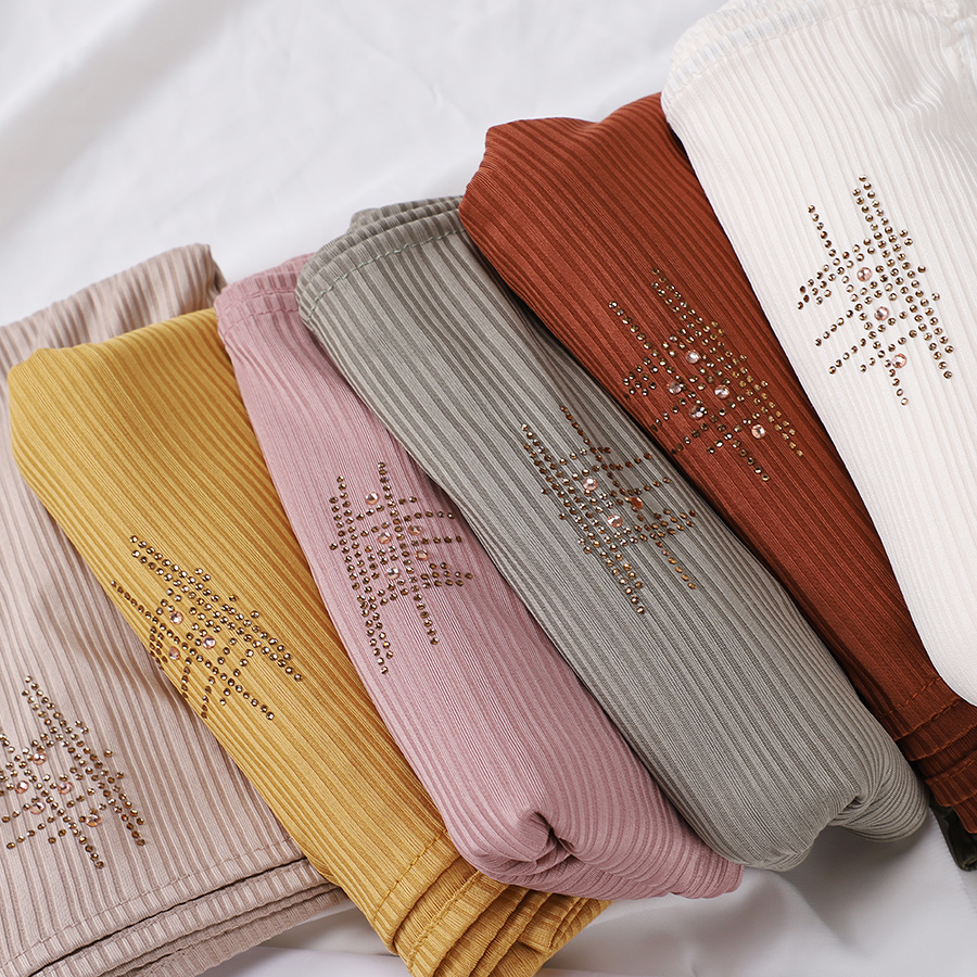 Muslim Crinkle Ribbed Jersey R - Summer Clothing Hijab avis et prix