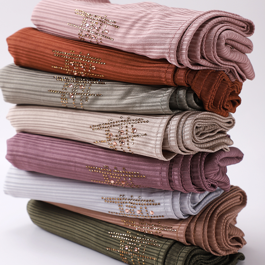 Muslim Crinkle Ribbed Jersey R - Summer Clothing Hijab avis et prix