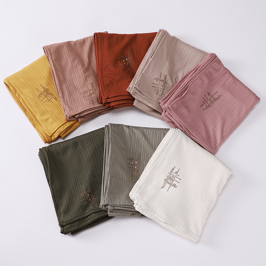 Muslim Crinkle Ribbed Jersey R - Summer Clothing Hijab avis et prix