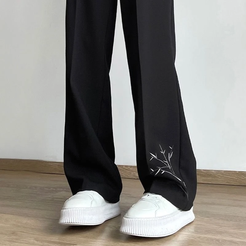 Black Men's Suits Pants Pocket - Summer Clothing Cheap avis et prix