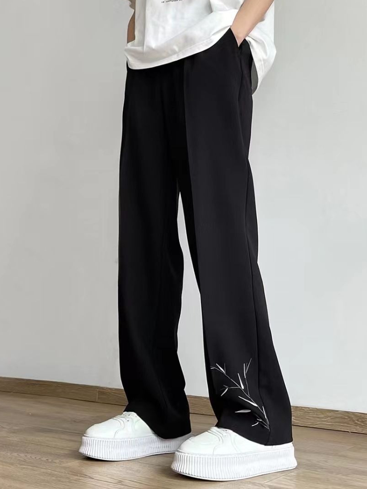 Black Men's Suits Pants Pocket - Summer Clothing Cheap avis et prix