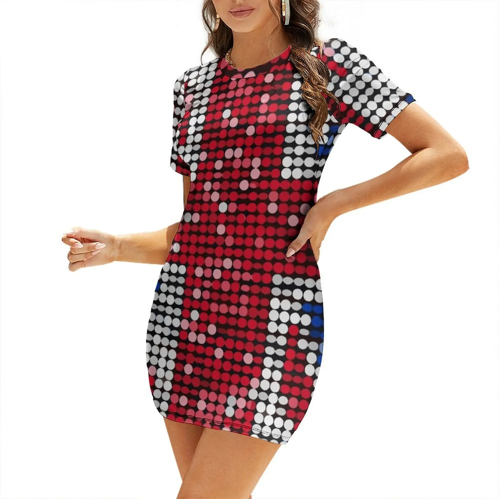 Union Jack Flag UK Sequin Shor - Summer Clothing Women Uk avis et prix