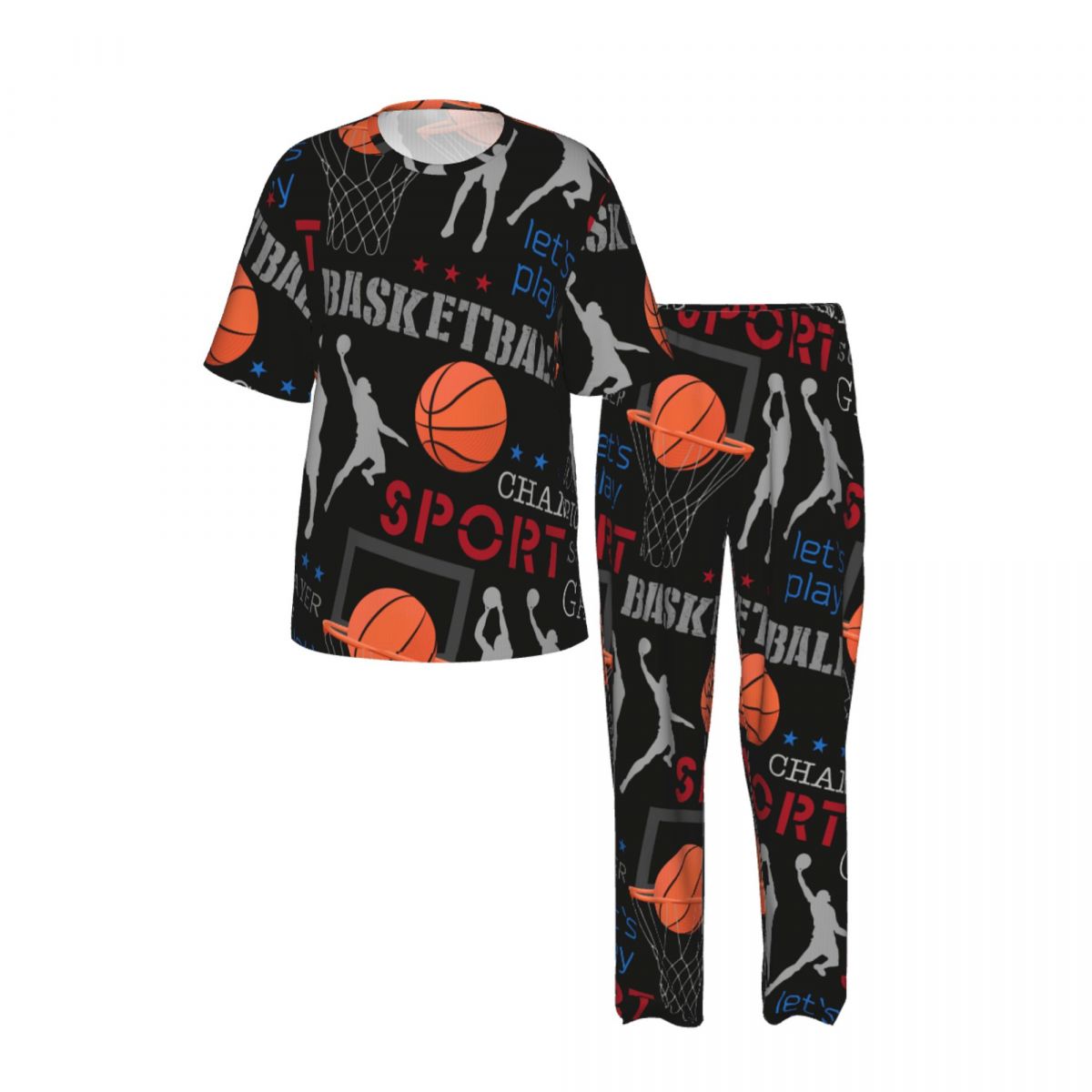 Men Pajamas Suit Short Sleeved - Summer Clothing Long Sleeve avis et prix