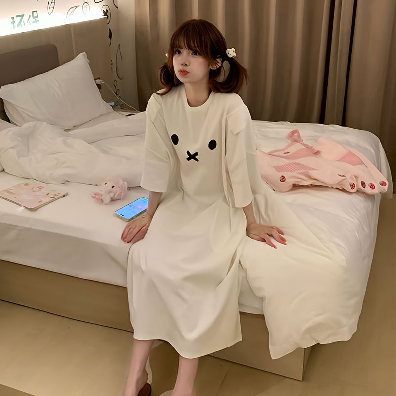 Kawaii Miffy Sleeping Dress Cu - Summer Away Clothing avis et prix
