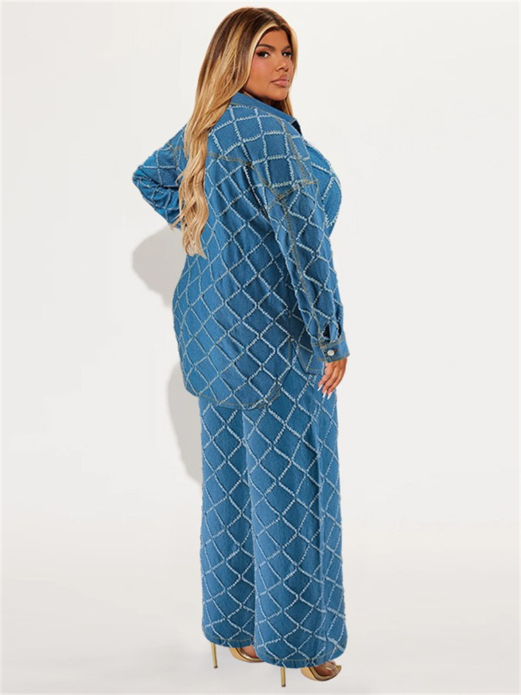 Wmstar Plus Size Denim Two Pie - Summer Clothing Wholesale avis et prix