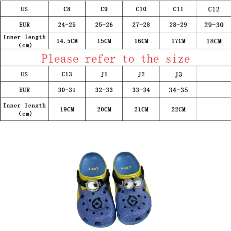 MINIONS slippers boys summer o - Summer Away Clothing avis et prix
