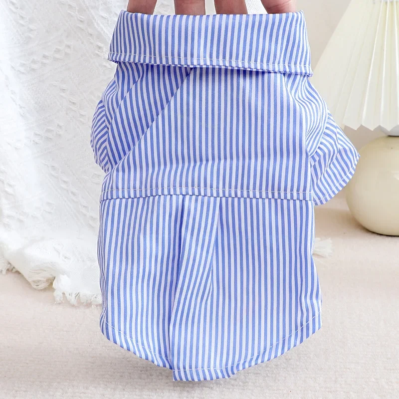 Pet Dog Clothes Bowknot Stripe - Summer Clothing Wholesale avis et prix