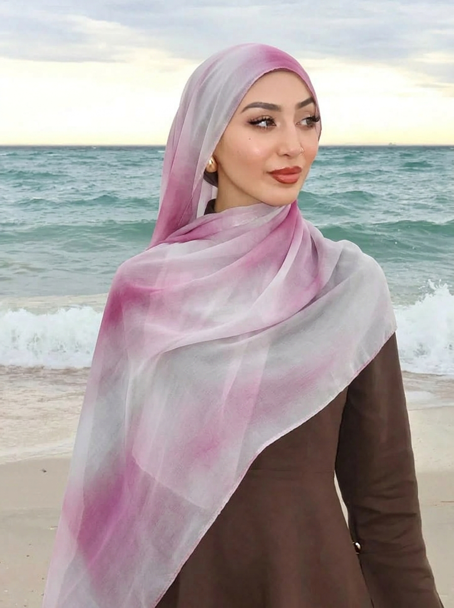Printed Cotton Hijab New Print - Summer Clothing Hijab avis et prix