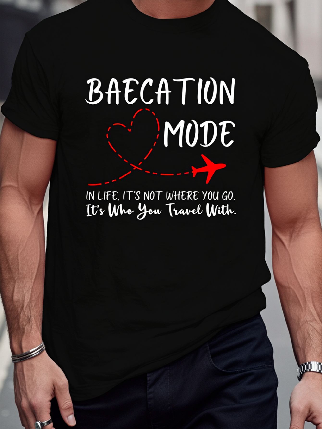 100% Cotton Cute Couples Trip  - Summer Clothing Vibes avis et prix